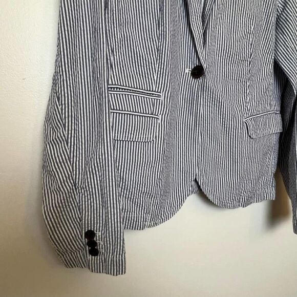 Lands' End Striped Blazer 14 Petite - Picture 4 of 5